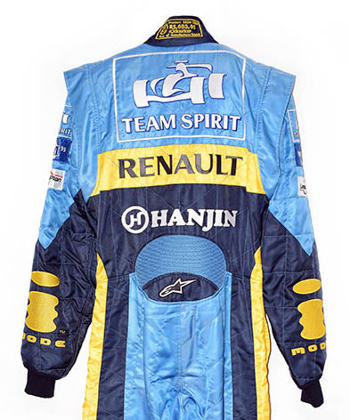 2005 Fernando Alonso Renault Mild Seven Championship Winning Suit