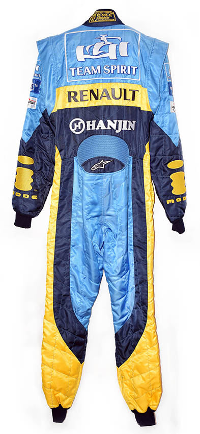 2005 Fernando Alonso Renault Mild Seven Championship Winning Suit