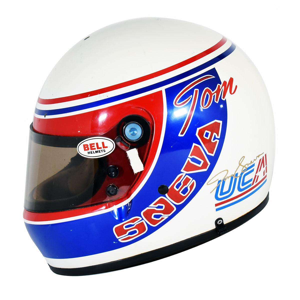 1988 Tom Sneva Race Used Indy 500 Bell XFM 1 Helmet