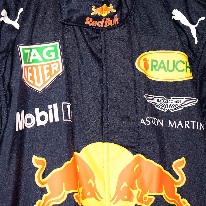 2017 Max Verstappen Race Worn Red Bull F1 Suit