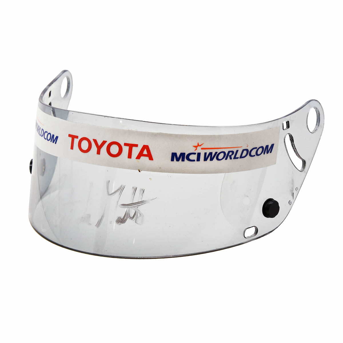 1999 Cristiano da Matta Signed Race Used Arciero Wells Racing CART IndyCar Visor