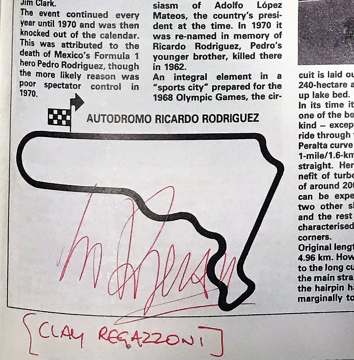 1986 Daily Mail Senna Prost Hunt Stewart Rosberg Piquet Signed  F1 Season Review Magazine