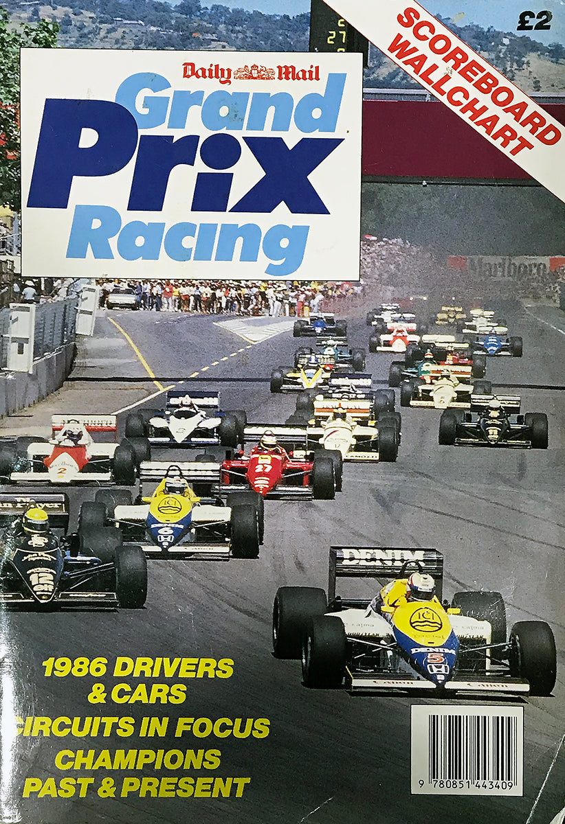 1986 Daily Mail Senna Prost Hunt Stewart Rosberg Piquet Signed  F1 Season Review Magazine