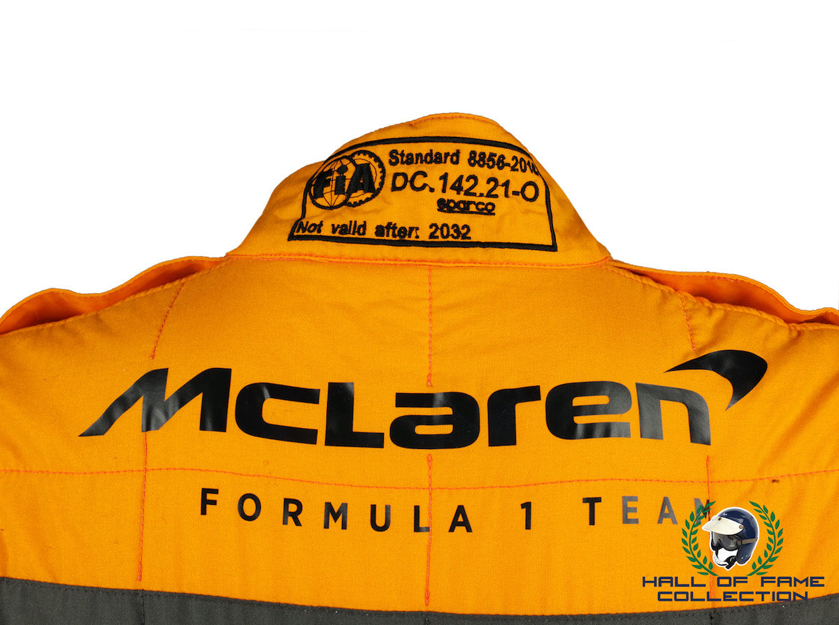 2022 Daniel Ricciardo Bahrain GP Used McLaren F1 Suit