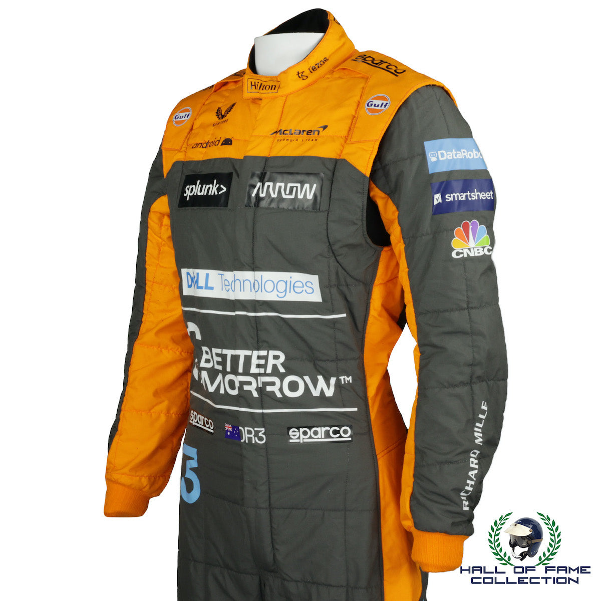 2022 Daniel Ricciardo Bahrain GP Used McLaren F1 Suit