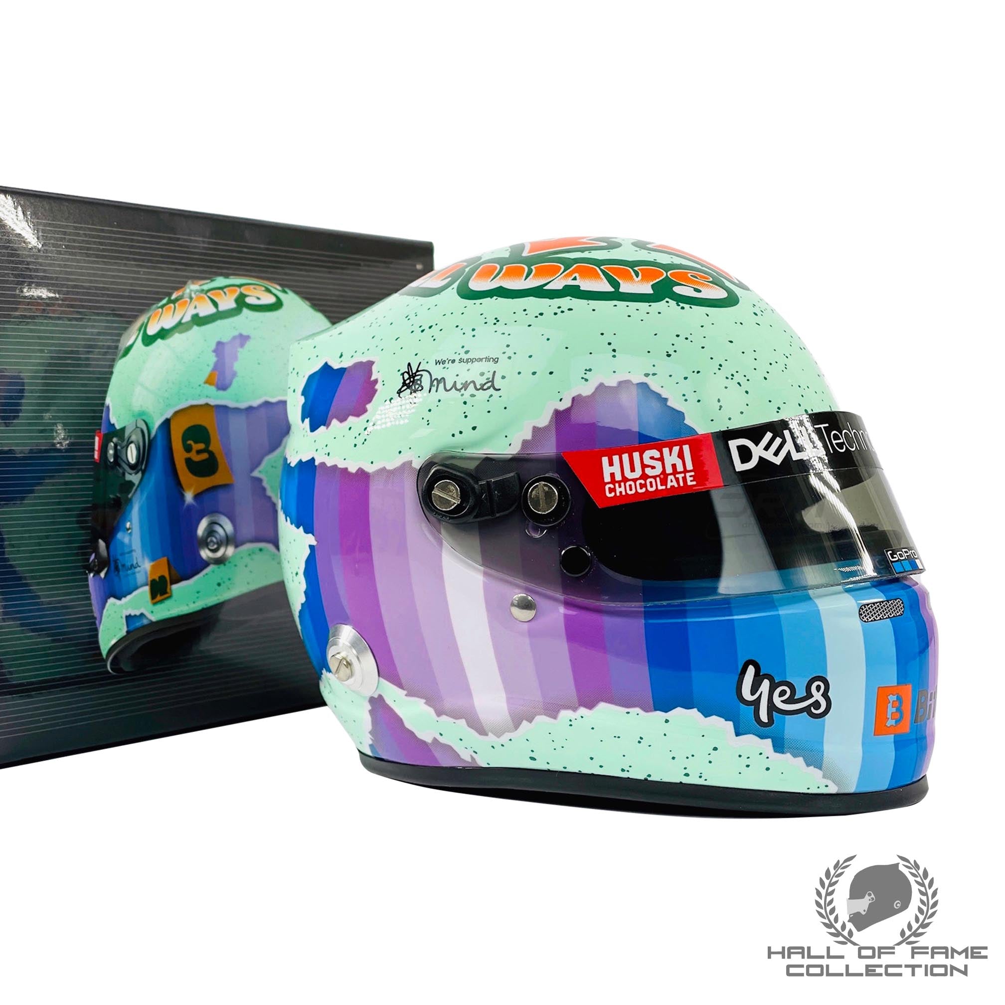 Daniel Ricciardo McLaren 1:2 Scale F1 Helmet | HOF Collection