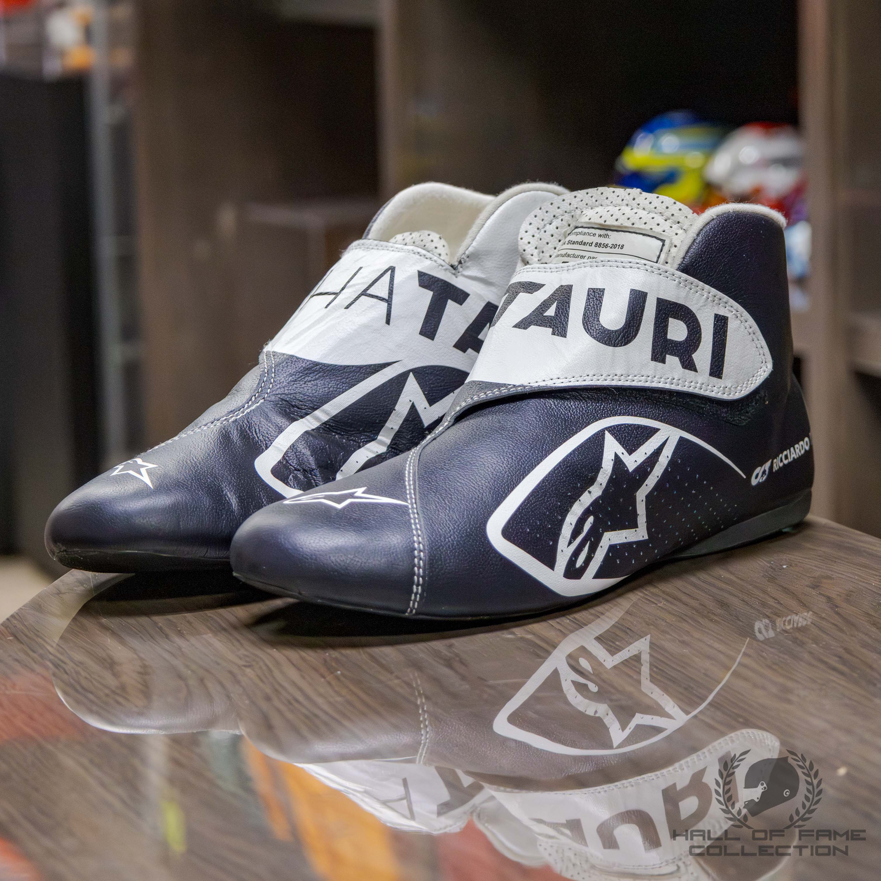 2023 Daniel Ricciardo Used Scuderia AlphaTauri F1 Boots