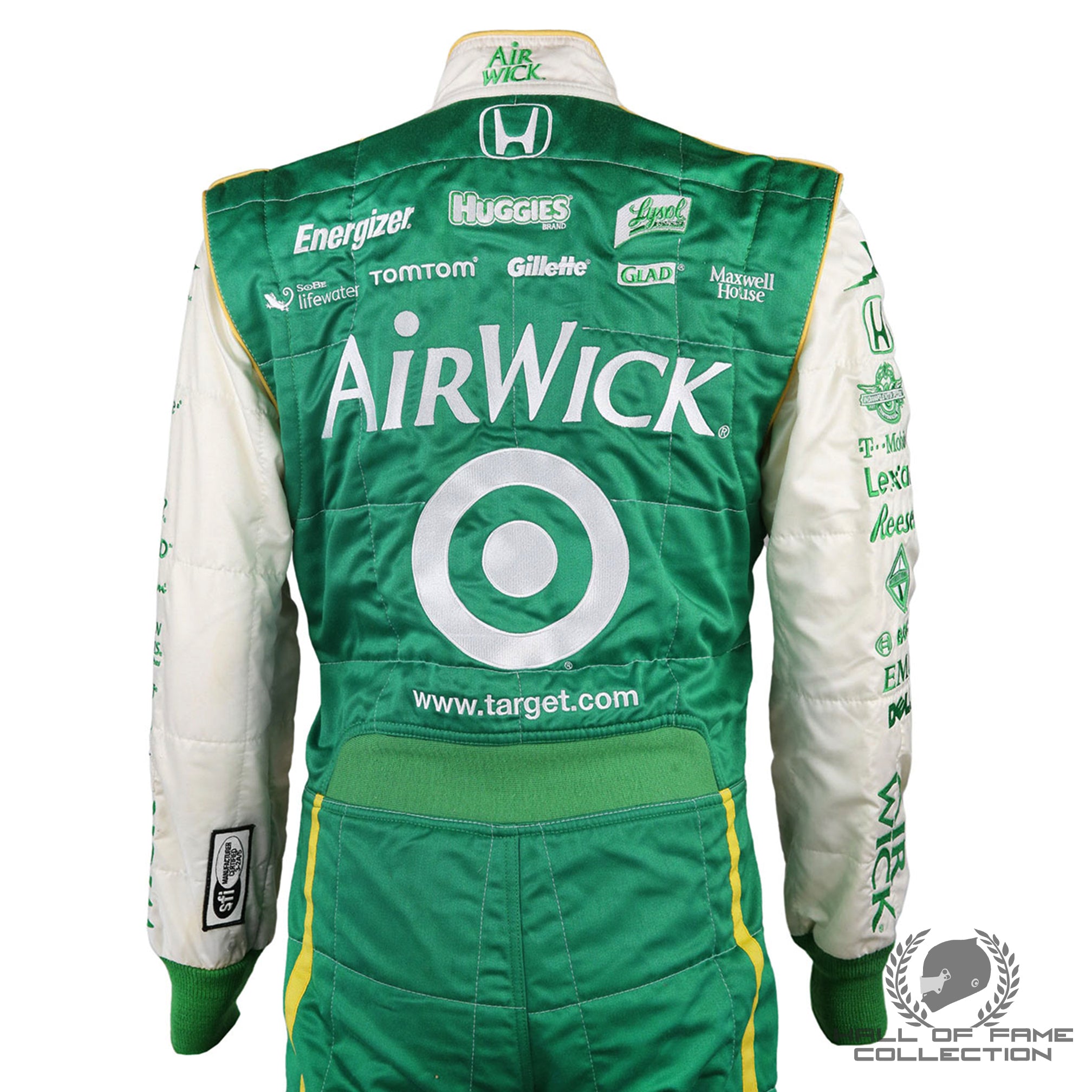 2010 Dario Franchitti Signed Original Toronto Indy Used Target Ganassi Racing Indycar Suit