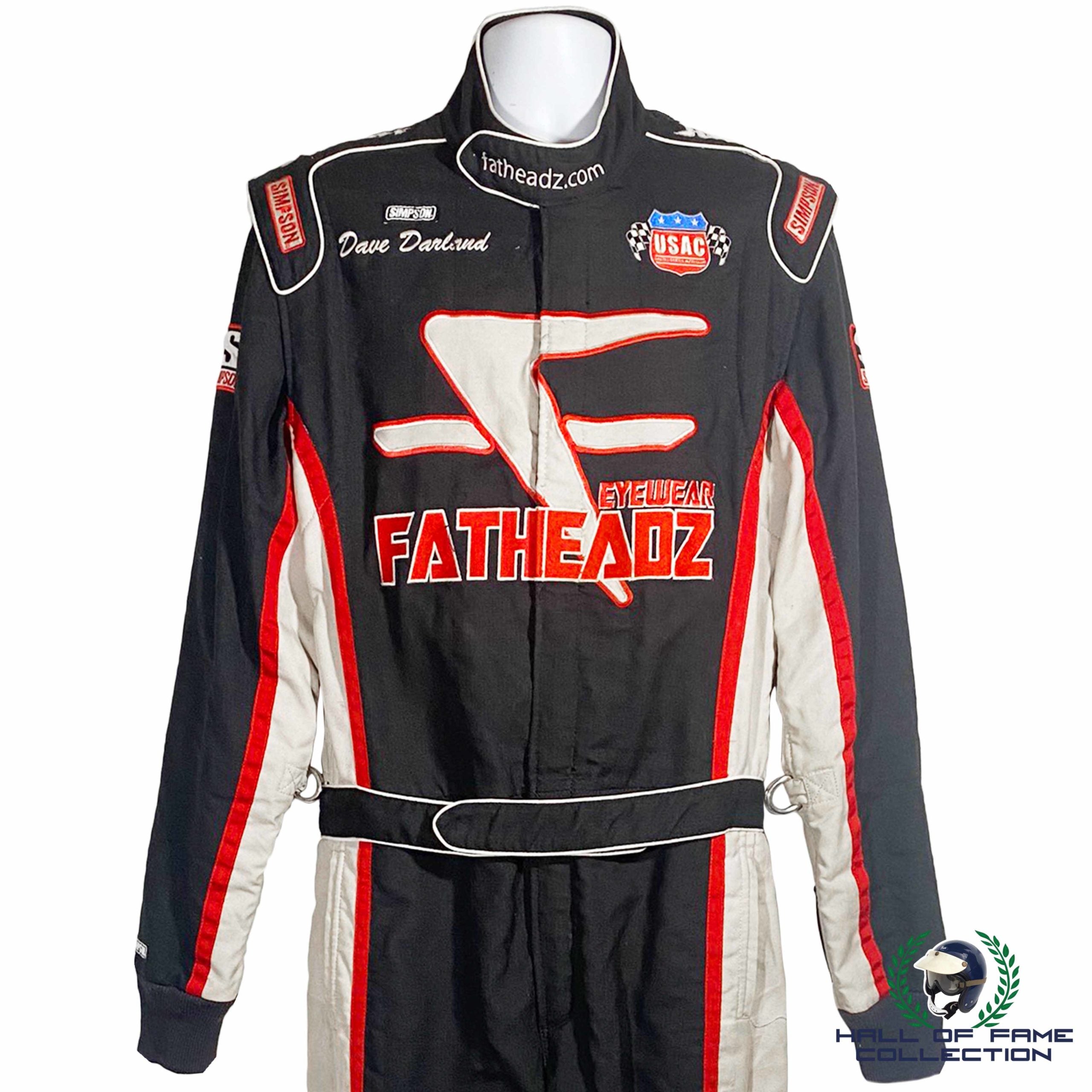 Dave Darland Race Worn Fatheadz Sprint / Midget Racing Suit