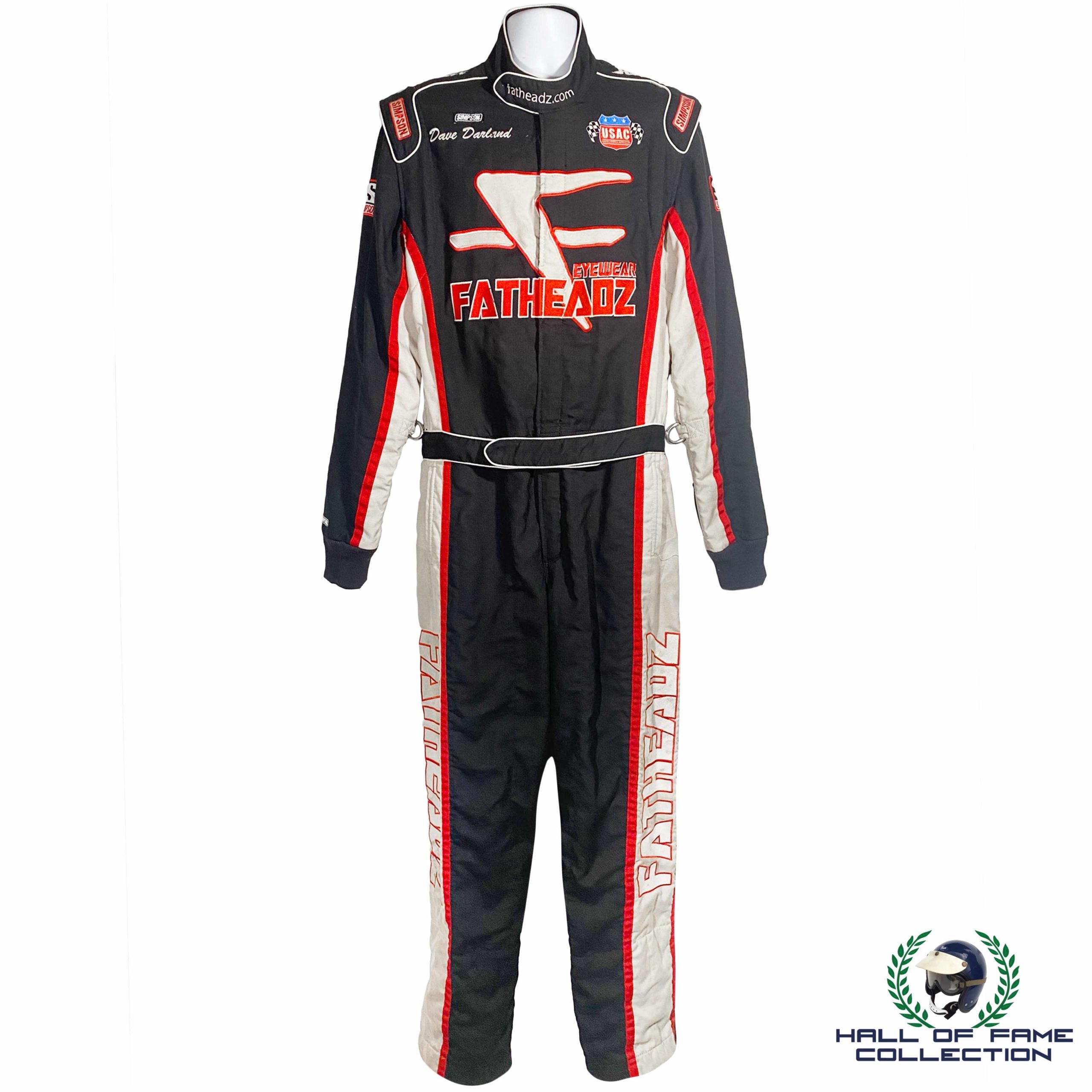 Dave Darland Race Worn Fatheadz Sprint / Midget Racing Suit