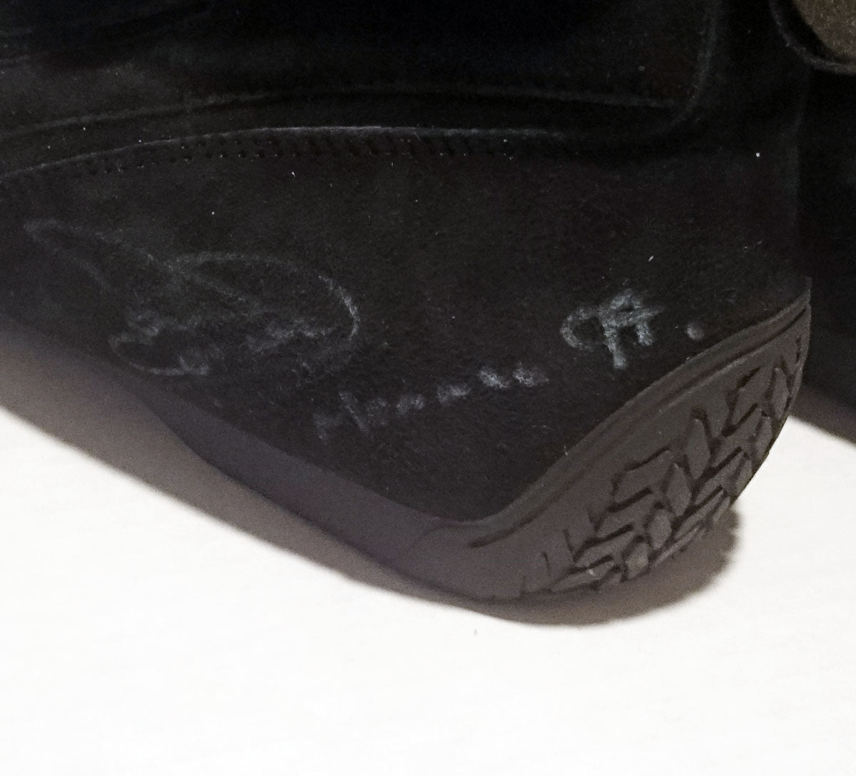 1997 David Coulthard Signed Race Used West McLaren F1 Boots