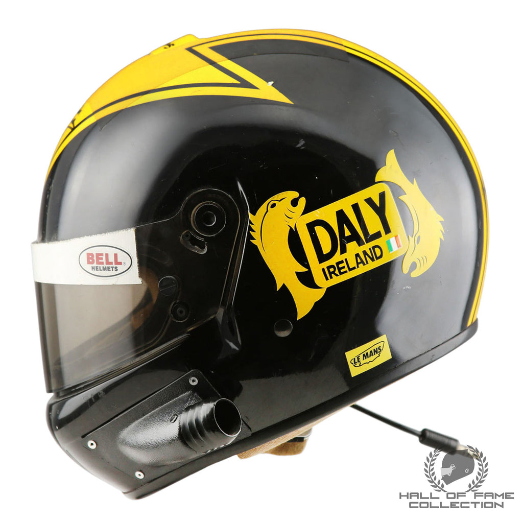 1990 bell full face helmet Derek Daly Signed Race Used Le Mans 24 hr / IMSA GTP Nissan Shimano Aerlex XSB 10000 modify tube backpack Reel Size:9 Plus 30 years later