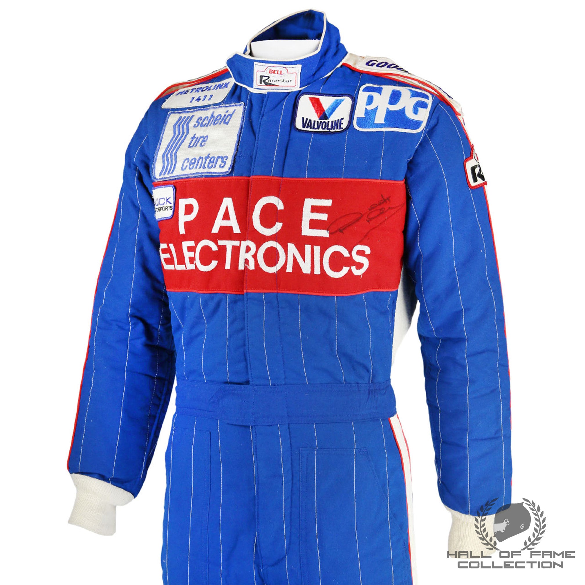 1987 Derek Daly Signed Indy 500 Race Used IndyCar Suit