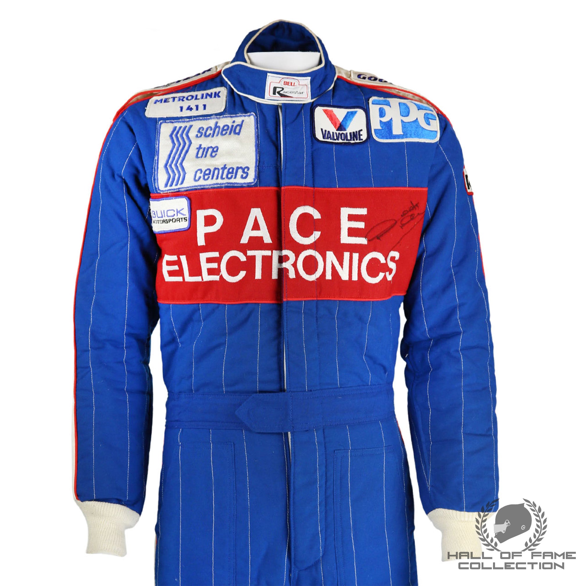 1987 Derek Daly Signed Indy 500 Race Used IndyCar Suit