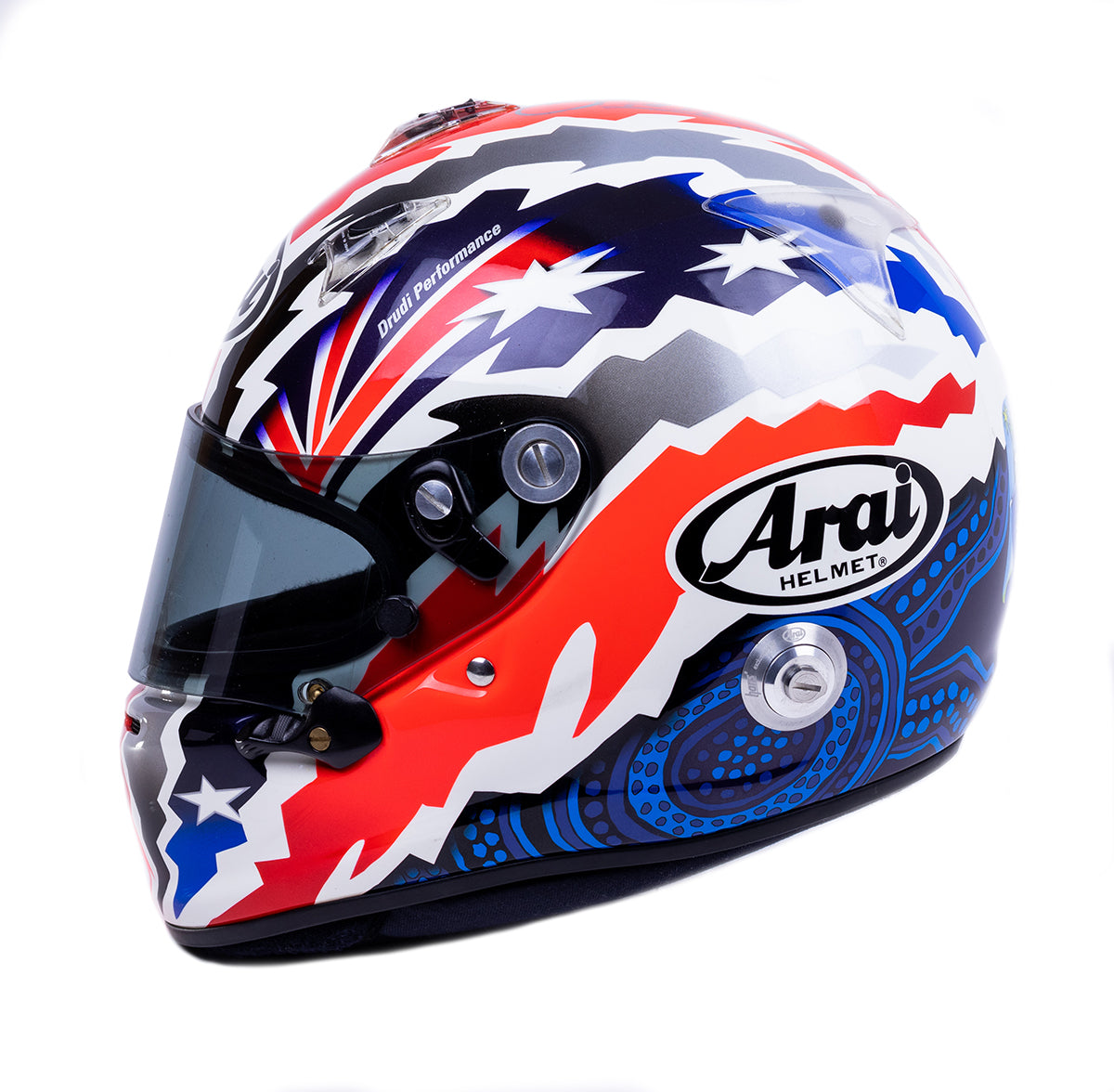2014 Mick Doohan Signed Race Used Race of Champions Arai GP-6 Helmet