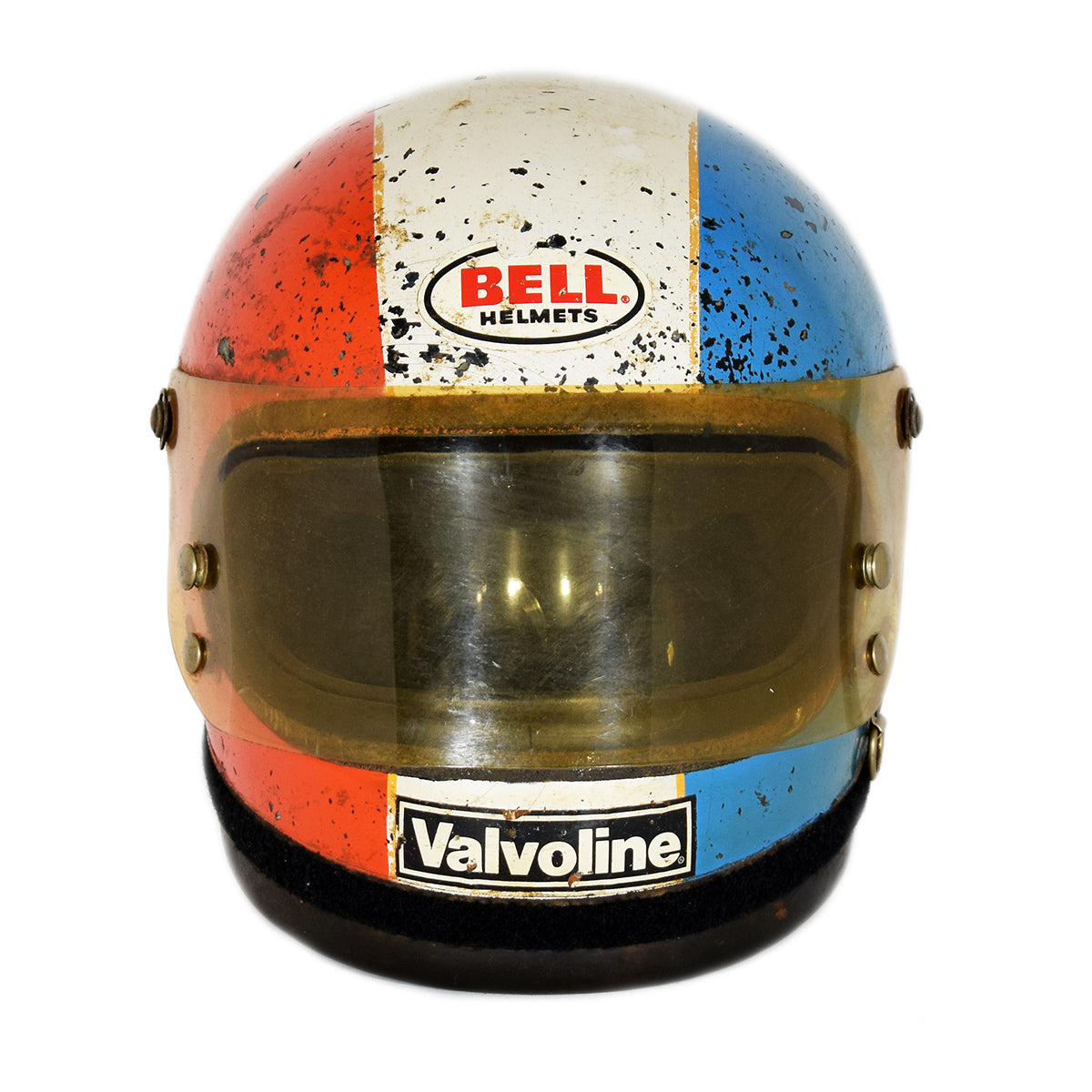 1970's Duke Cook Race Used USAC Silver Crown Bell Star Helmet