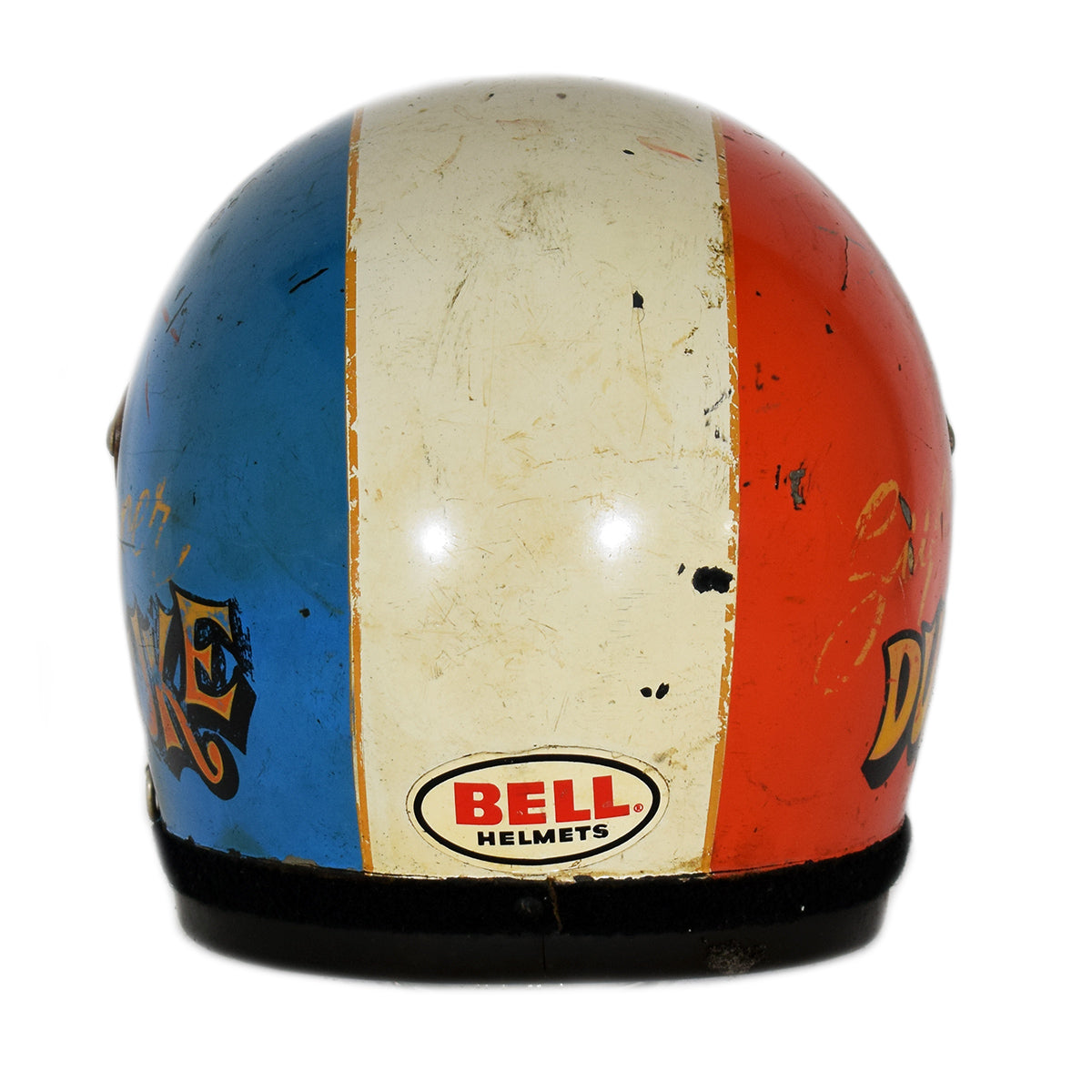 1970's Duke Cook Race Used USAC Silver Crown Bell Star Helmet