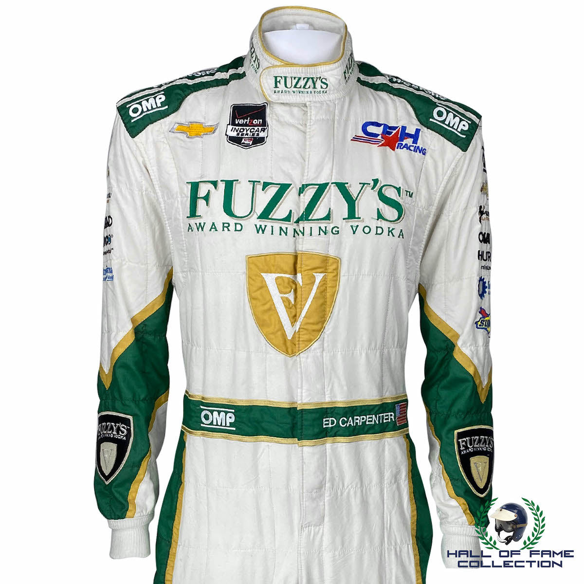 2015 Ed Carpenter Race Used CFH Racing IndyCar Suit