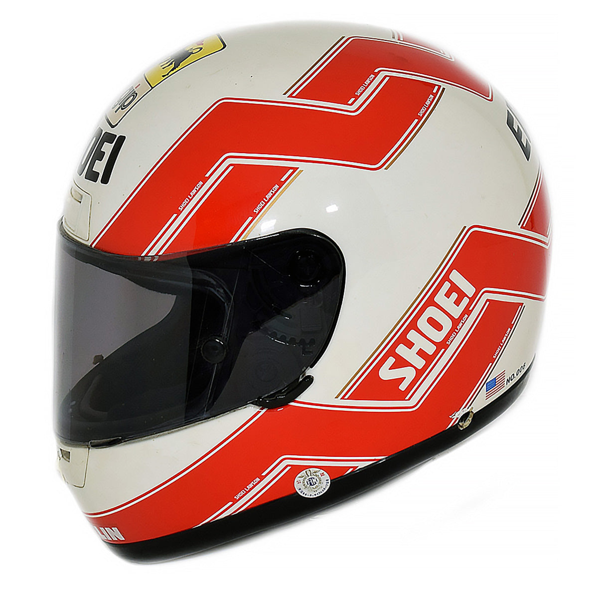 1992 Eddie Lawson Race Used Cagiva Corse 500cc Helmet