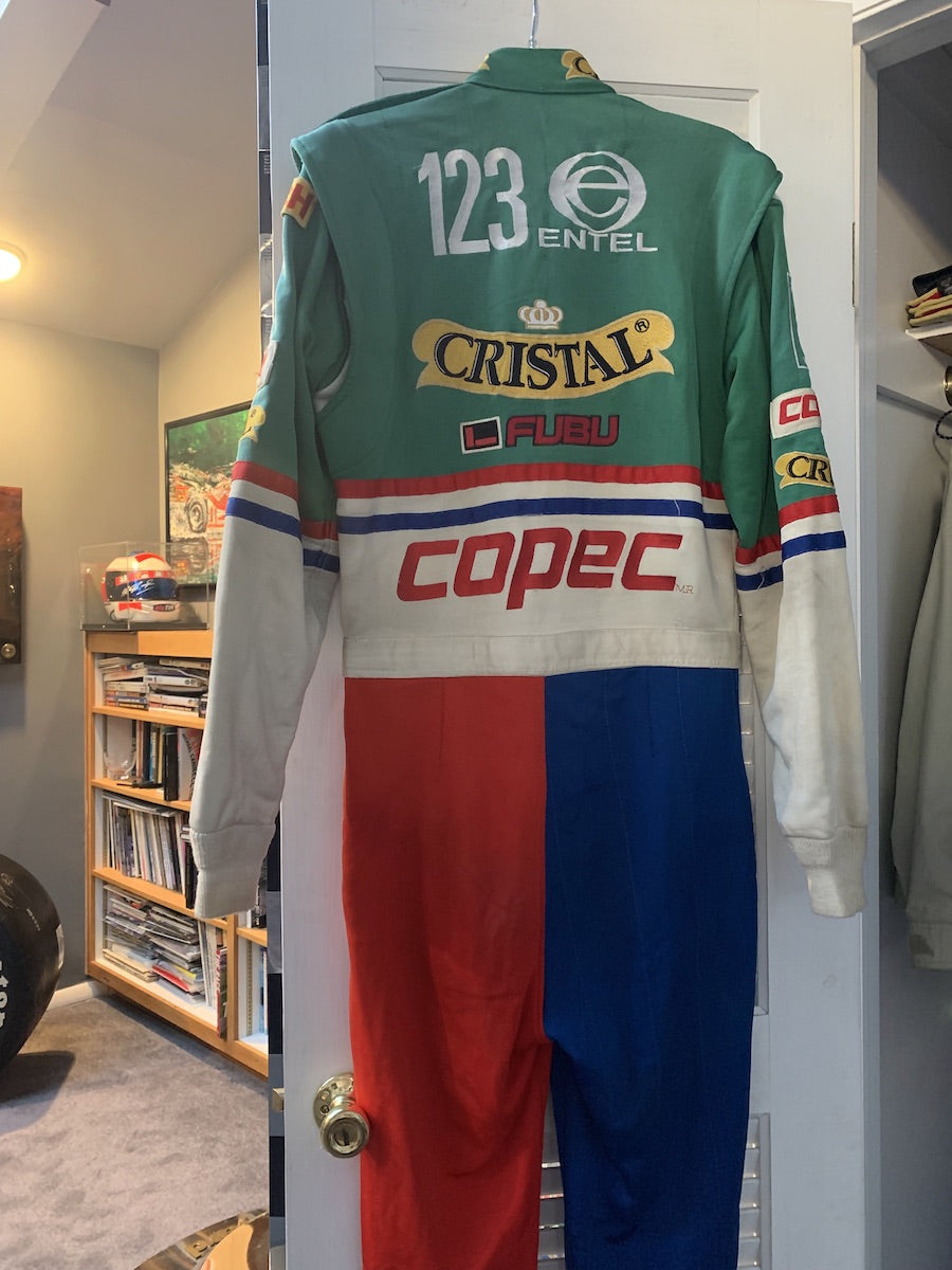 1999 Eliseo Salazar Race Used Cristal Indy 500 Suit