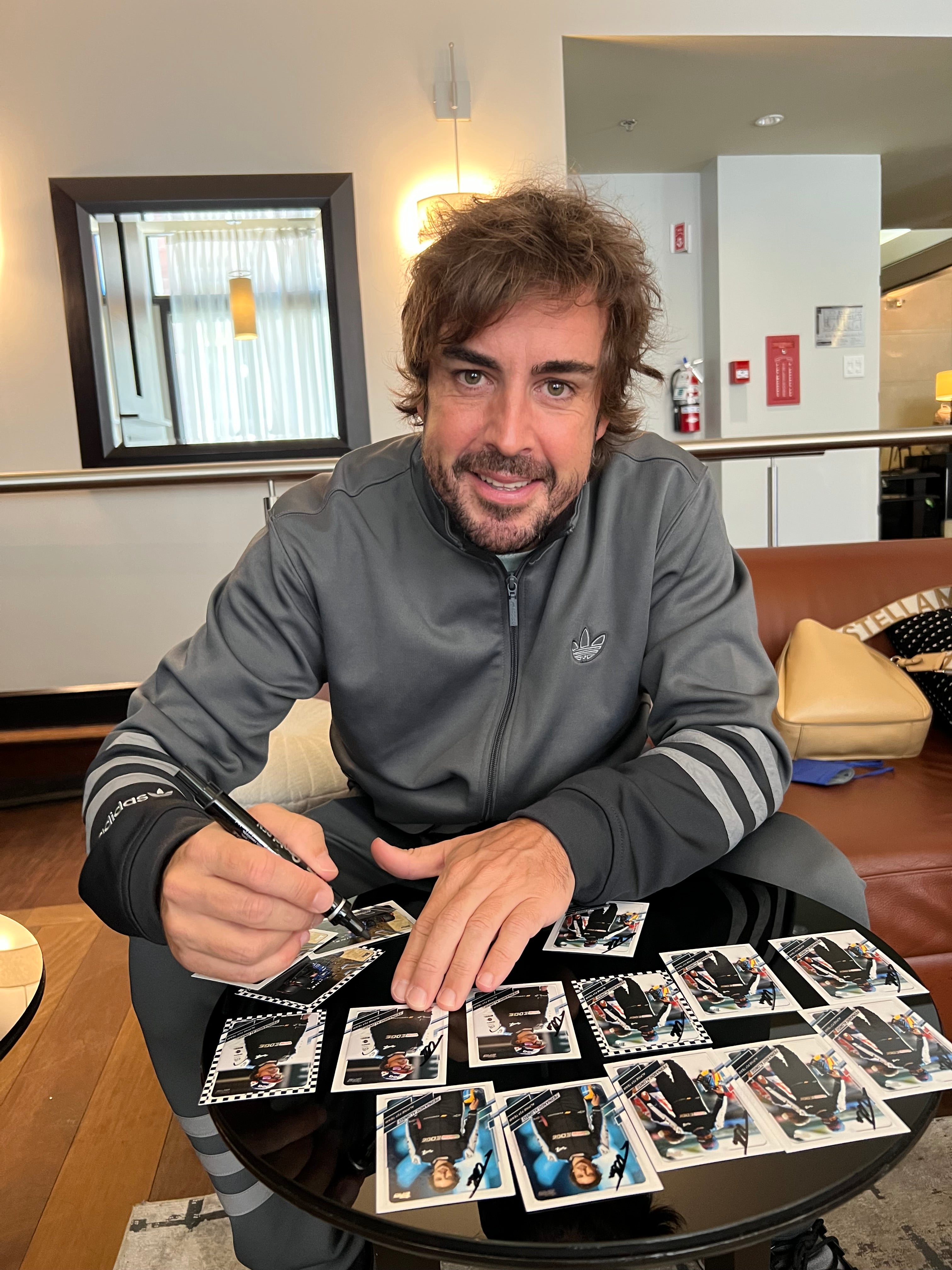 2021 Topps Formula 1 #41 Fernando Alonso Authentic Autograph