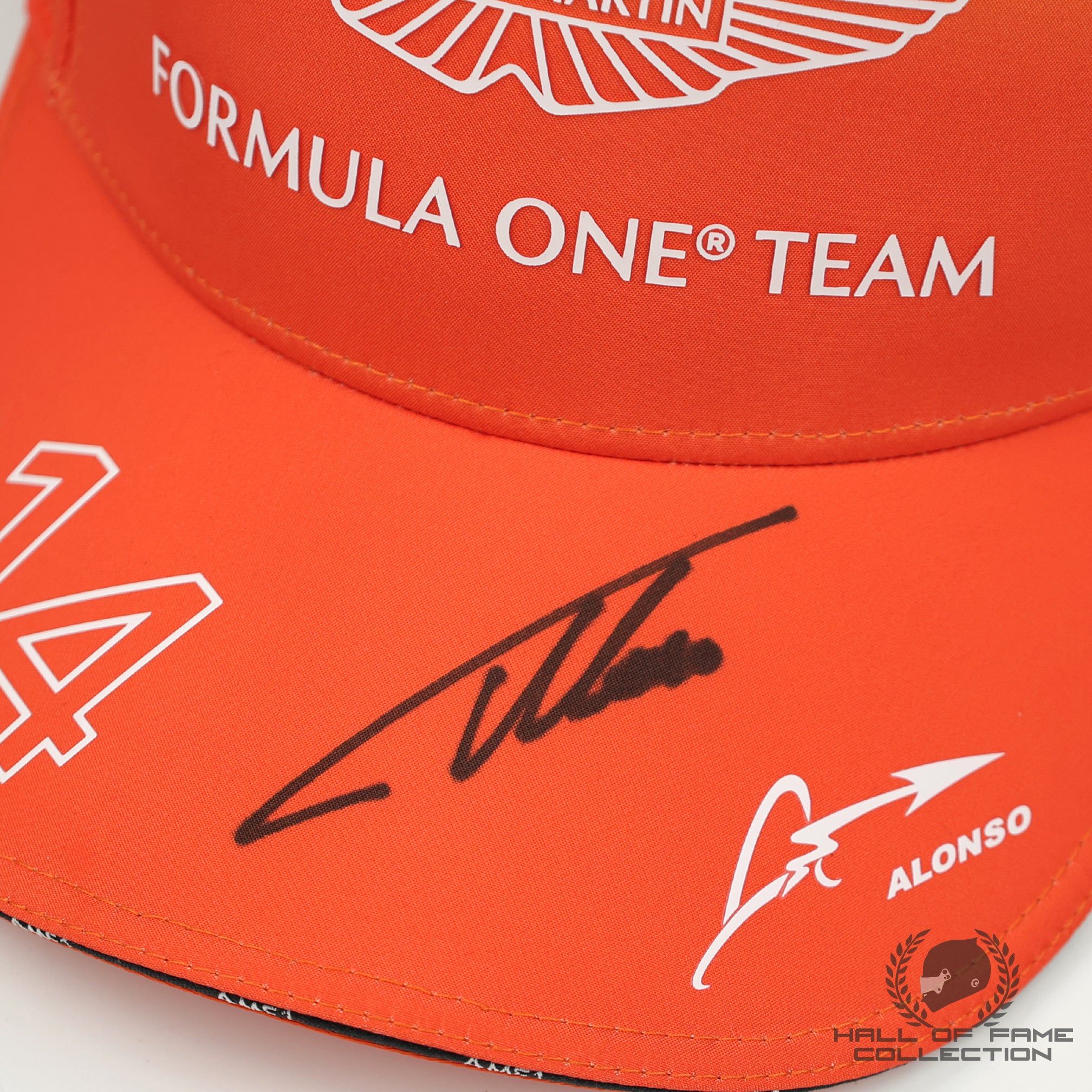 Fernando Alonso Signed Limited Edition Barcelona GP Aston Martin F1 Hat