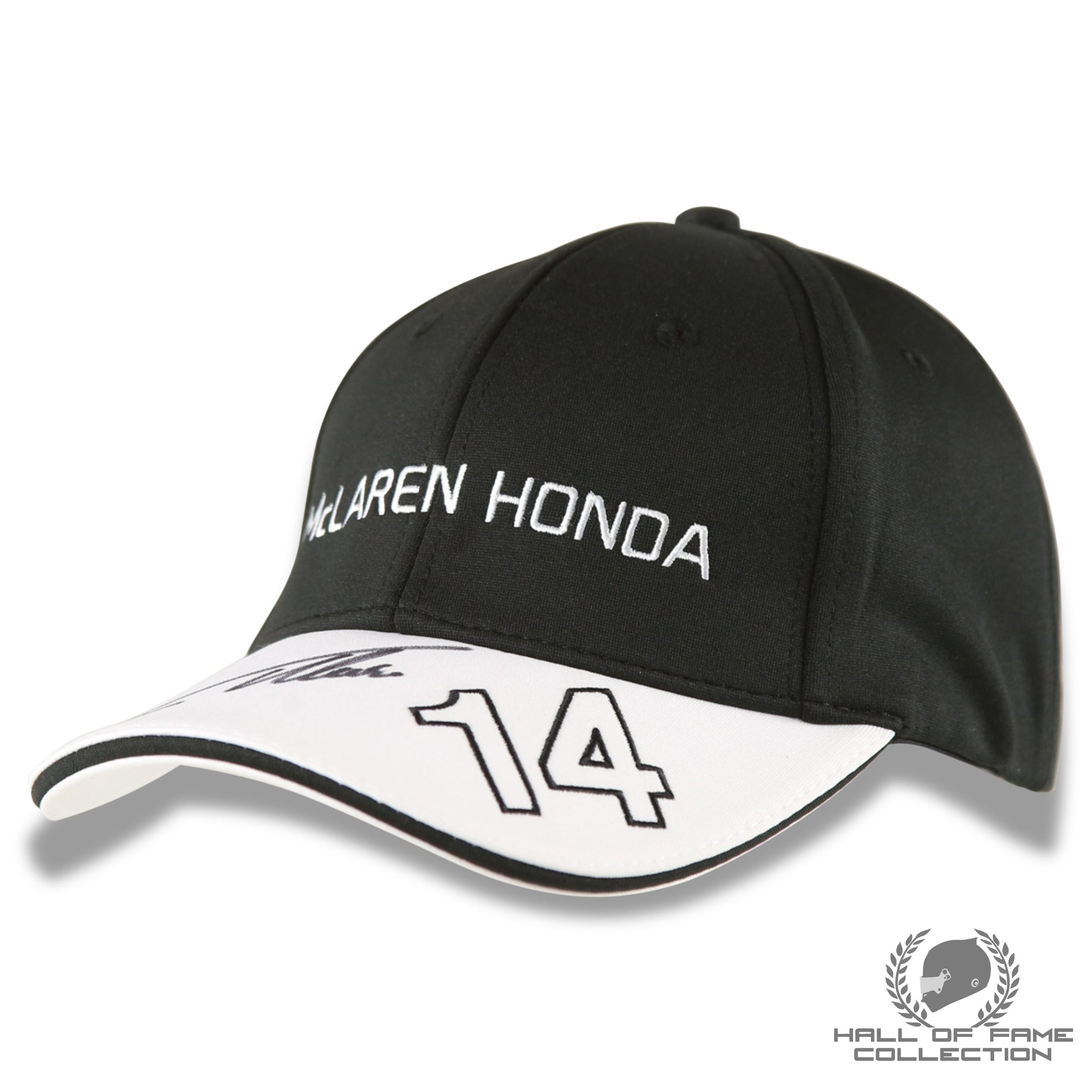 Fernando Alonso Signed McLaren Honda F1 Hat Limited /14