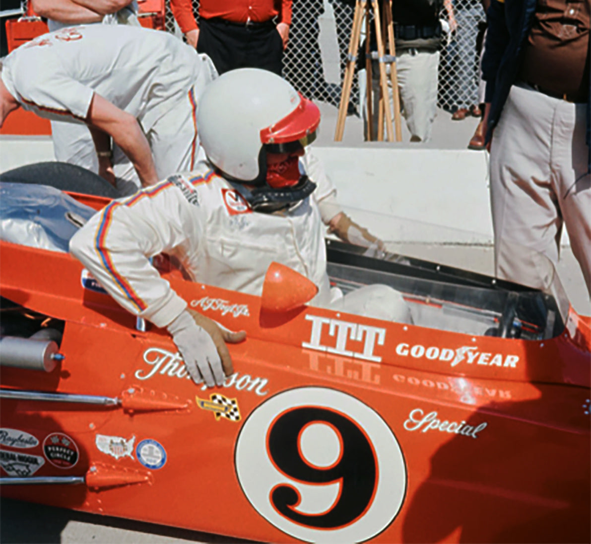 1960's AJ Foyt Original Race Winning 13" IndyCar Trophy