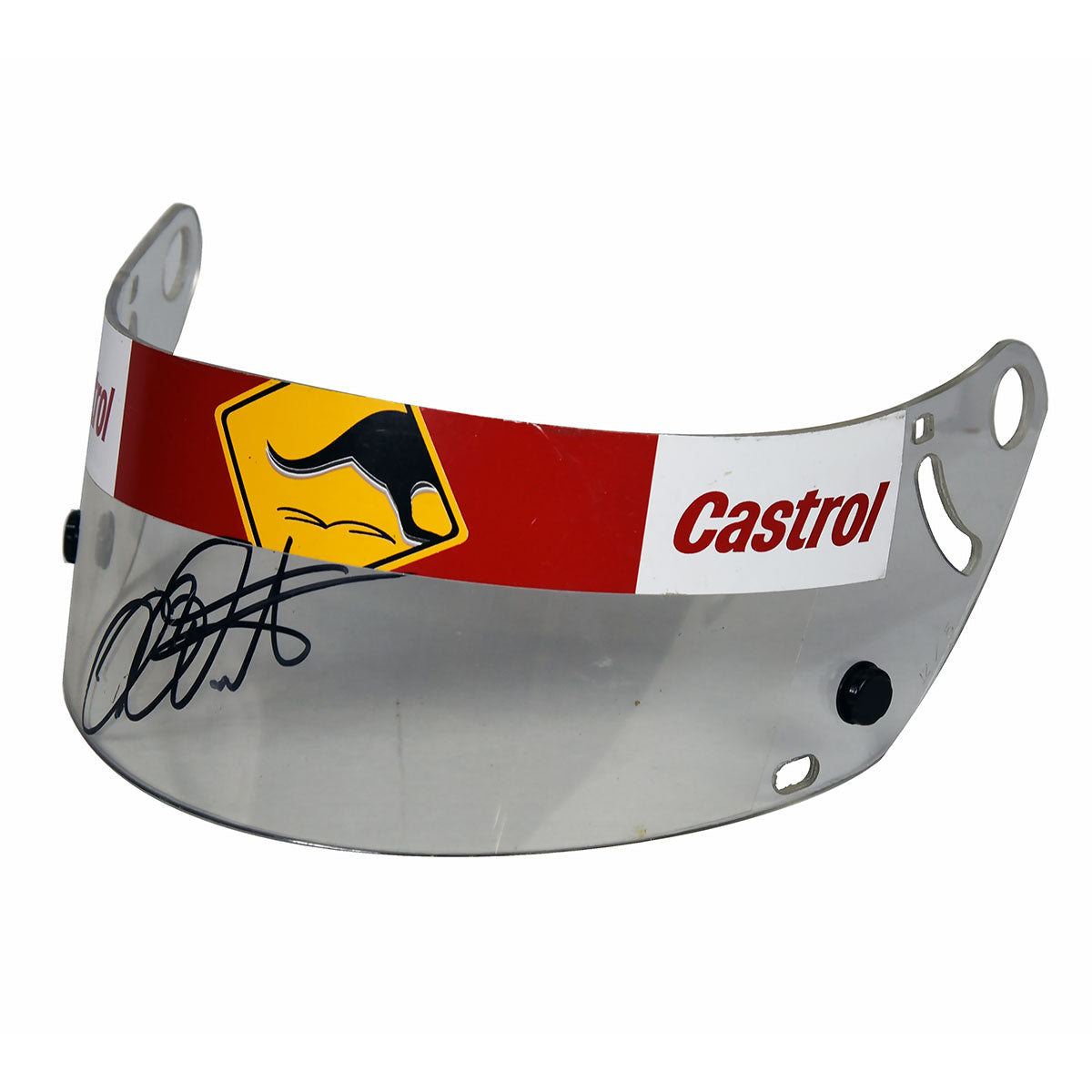 1998 Heinz-Harald Frentzen Signed Race Used Winfield Williams Visor