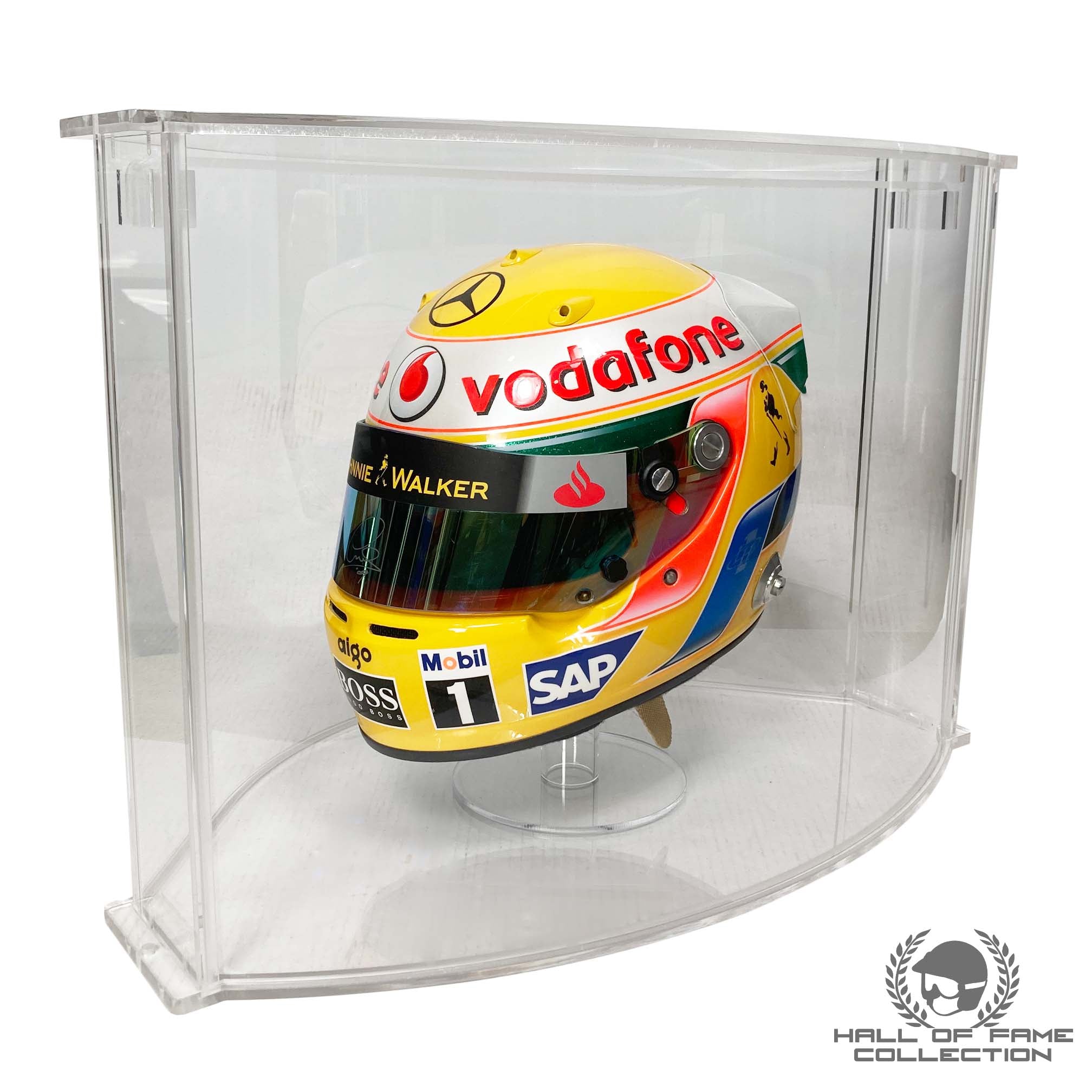 Full Size Hall Of Fame Collection Race Helmet Display Case