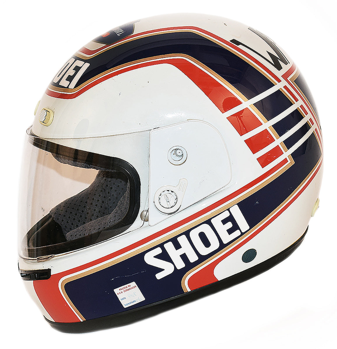 1986 Wayne Gardner 500cc / MotoGP Race Used Rothmans Honda Helmet