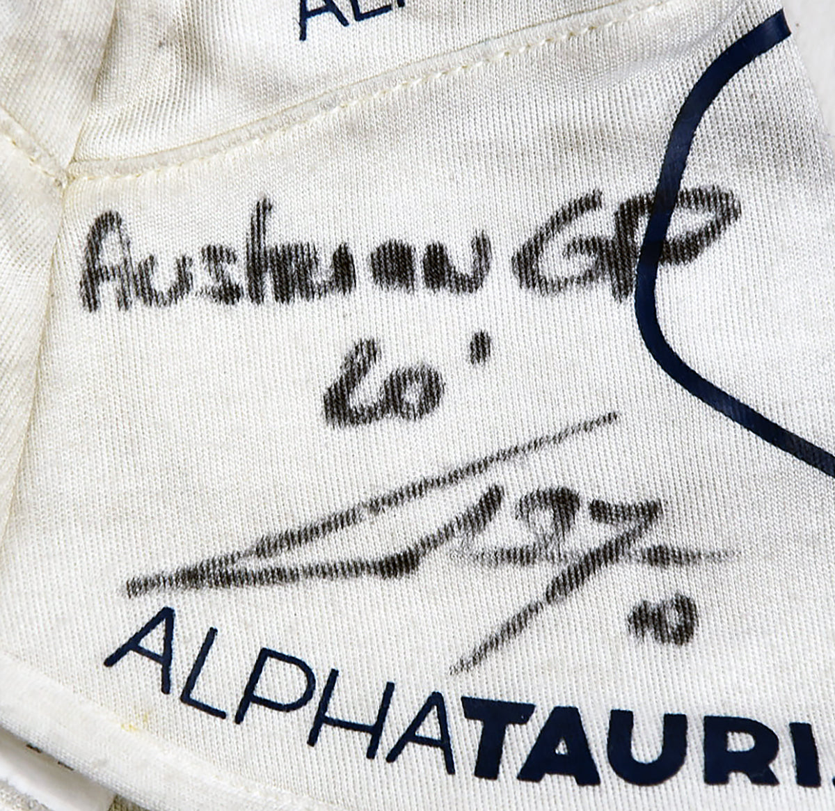 2020 Pierre Gasly Signed Race Used Austrian Grand Prix’s Scuderia AlphaTauri F1 Gloves