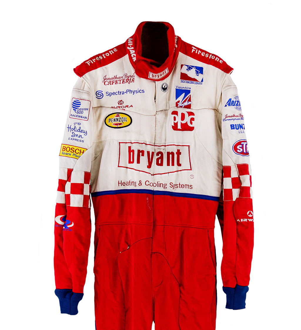 1997 Mike Groff Race Used New Hampshire Crash Damaged IndyCar Suit