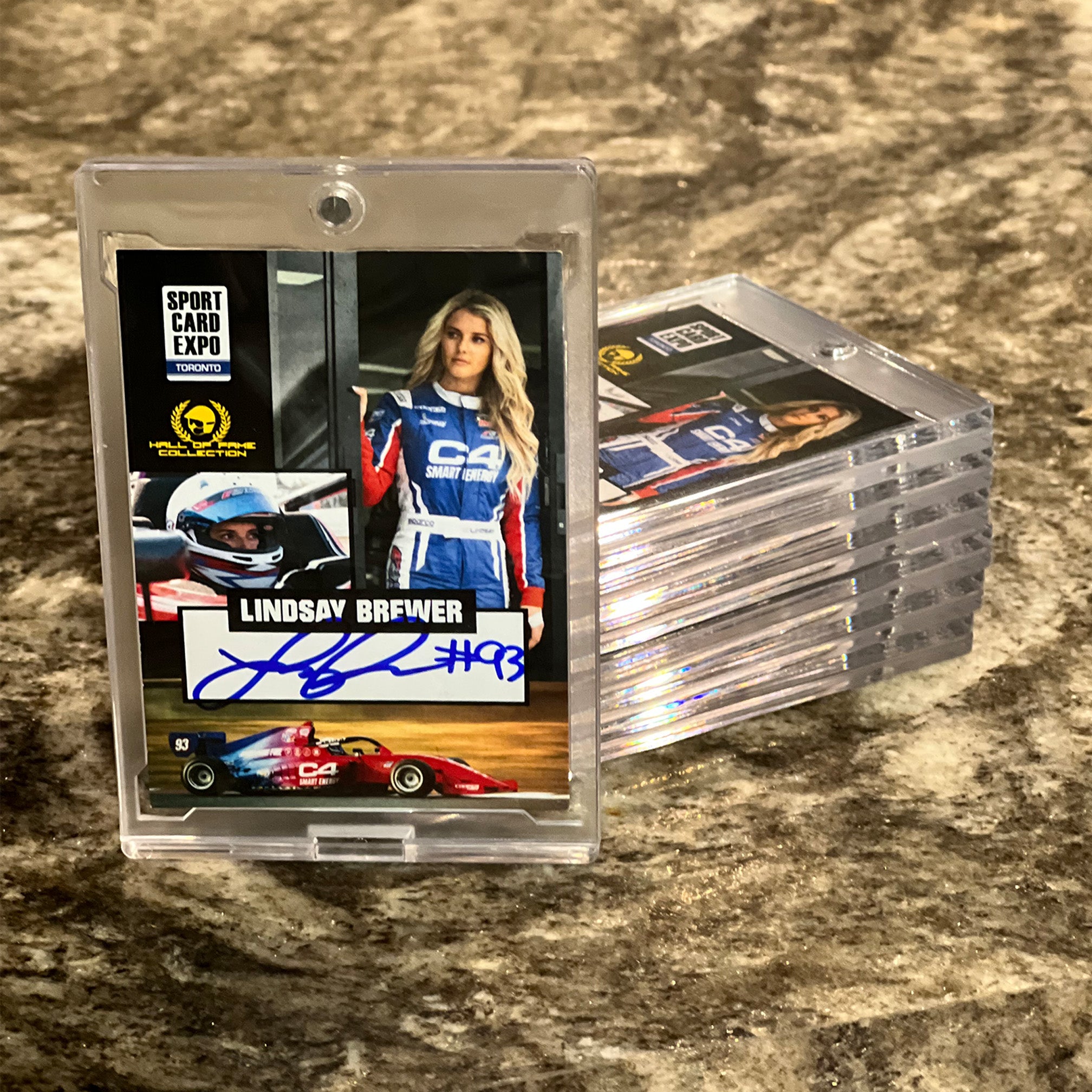 2022 Lindsay Brewer Signed Exclusive Autosport Indy Pro 2000 Rookie Card /10