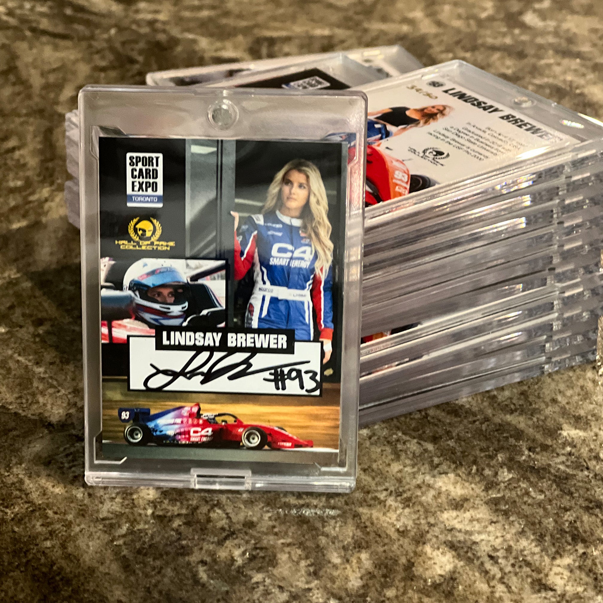 2022 Lindsay Brewer Signed Exclusive Autosport Indy Pro 2000 Rookie Card /50