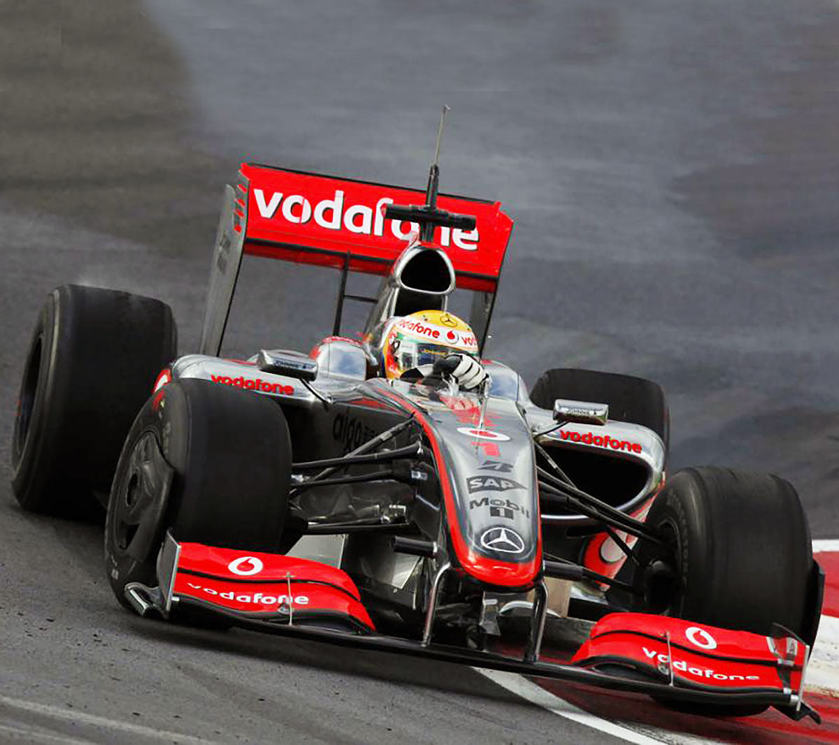 2009 Lewis Hamilton McLaren Mercedes Race Used F1 Suit