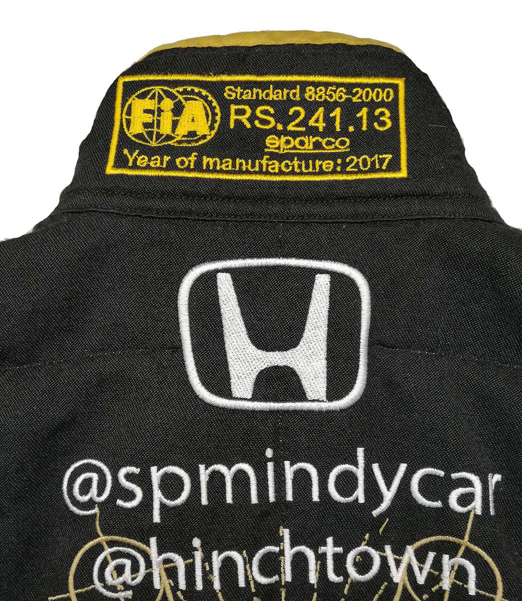 2017 James Hinchcliffe Signed Schmidt Peterson Motorsports Race Used IndyCar Suit