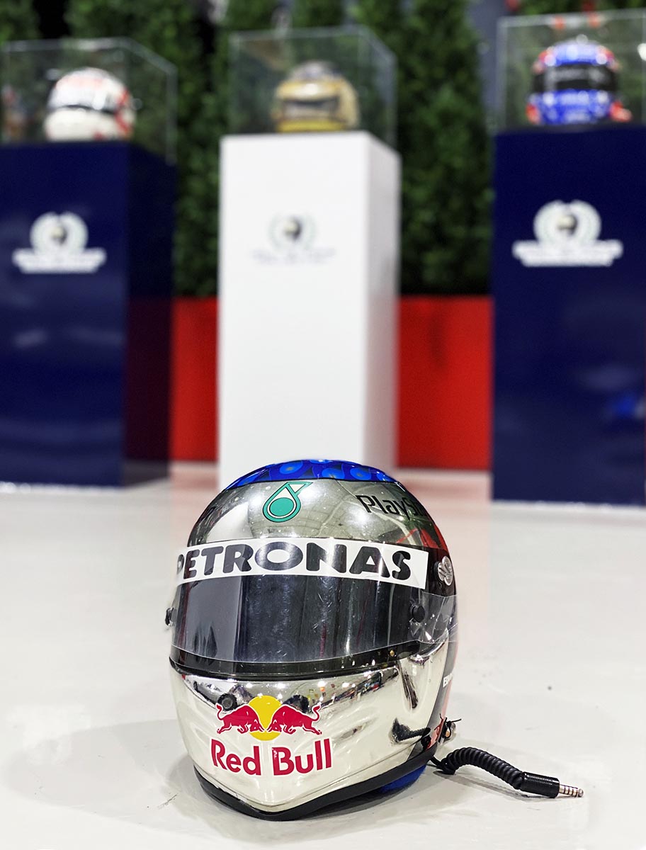 1999 Jean Alesi Race Used Canadian Grand Prix Sauber Bieffe F1 Helmet