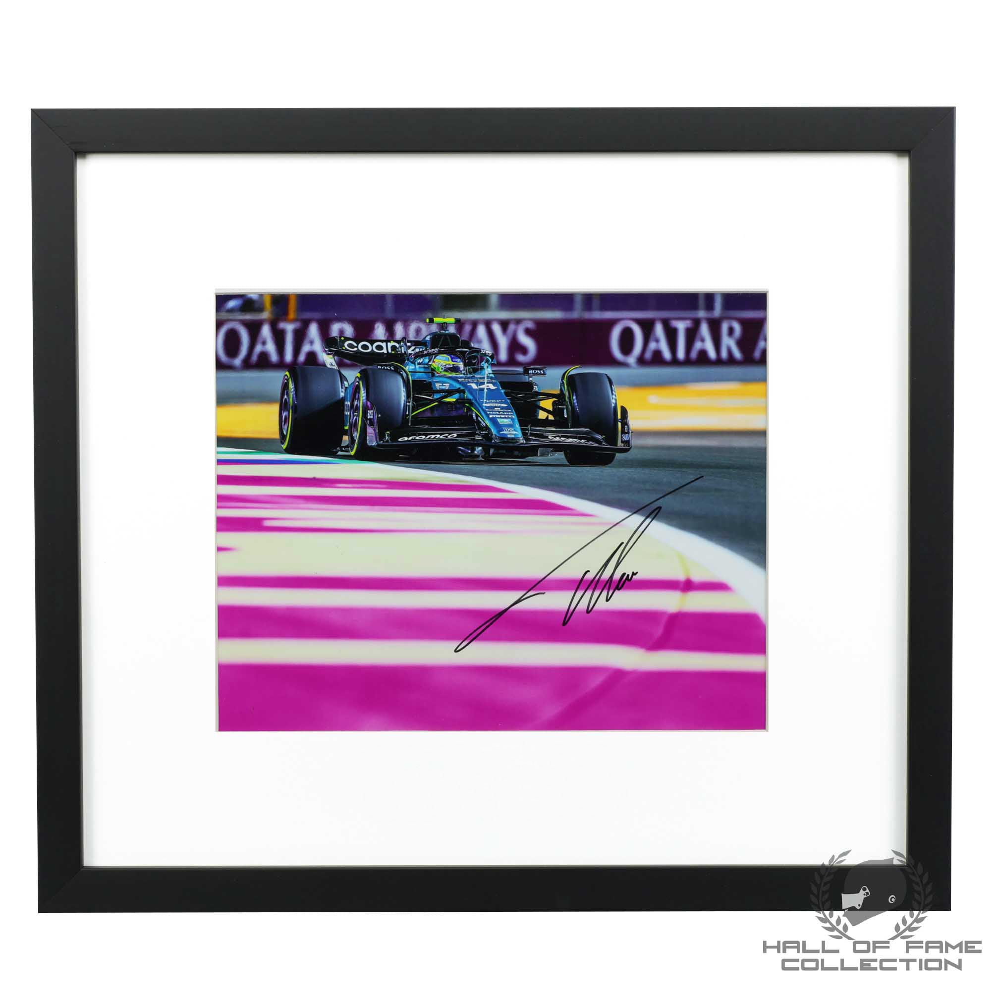 2023 Fernando Alonso Signed Aston Martin F1 Photo
