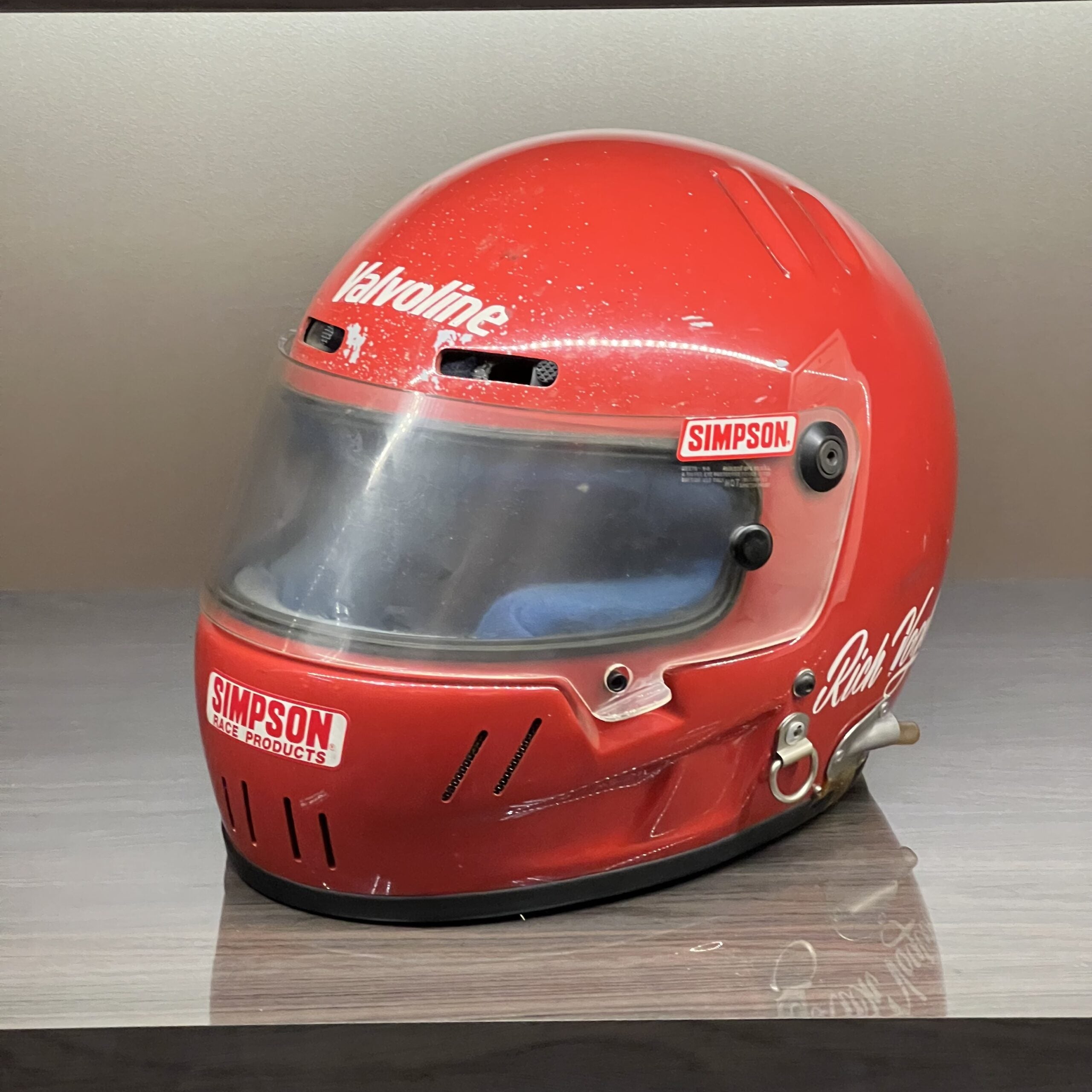 1990 Rich Vogler Indy 500 Used Simpson Shark IndyCar Helmet