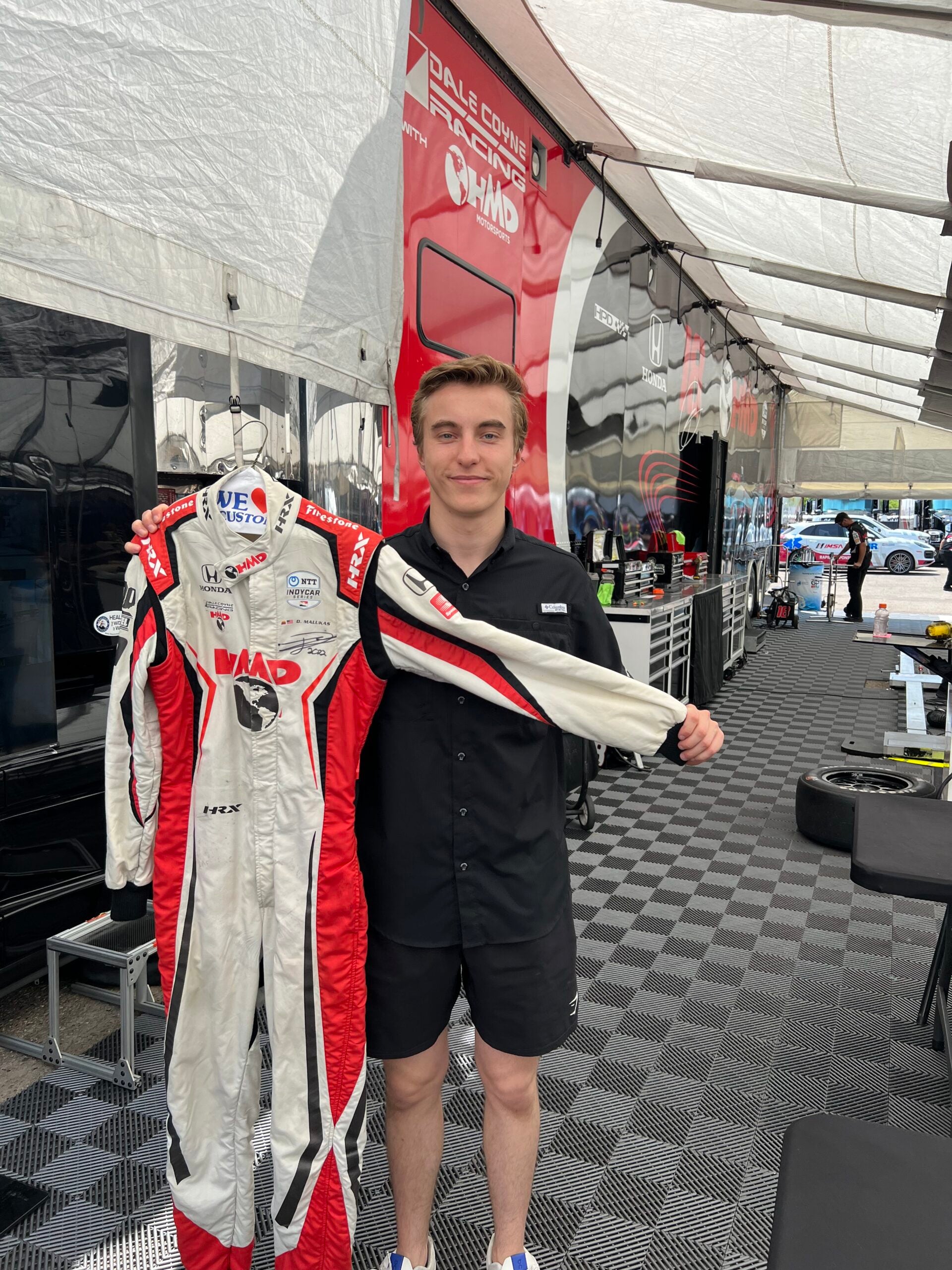 2022 David Malukas Signed Race Used Dale Coyne Rookie IndyCar Suit