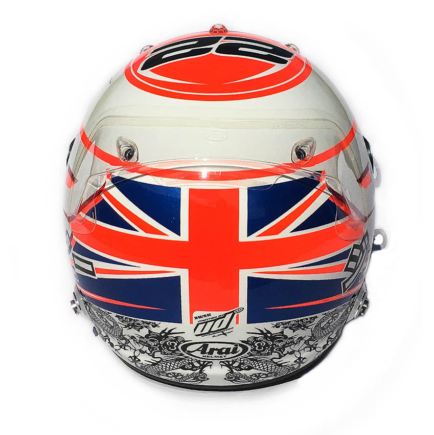 2015 Jenson Button Signed Race Used Hungarian Grand Prix McLaren F1 Helmet