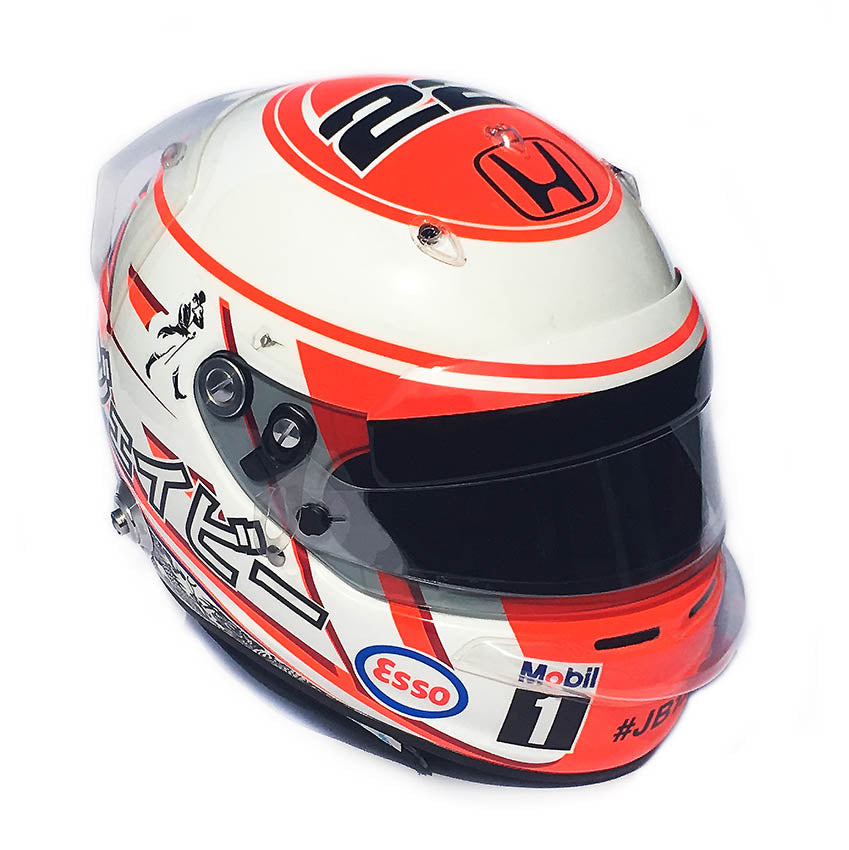 2015 Jenson Button Signed Race Used Hungarian Grand Prix McLaren F1 Helmet