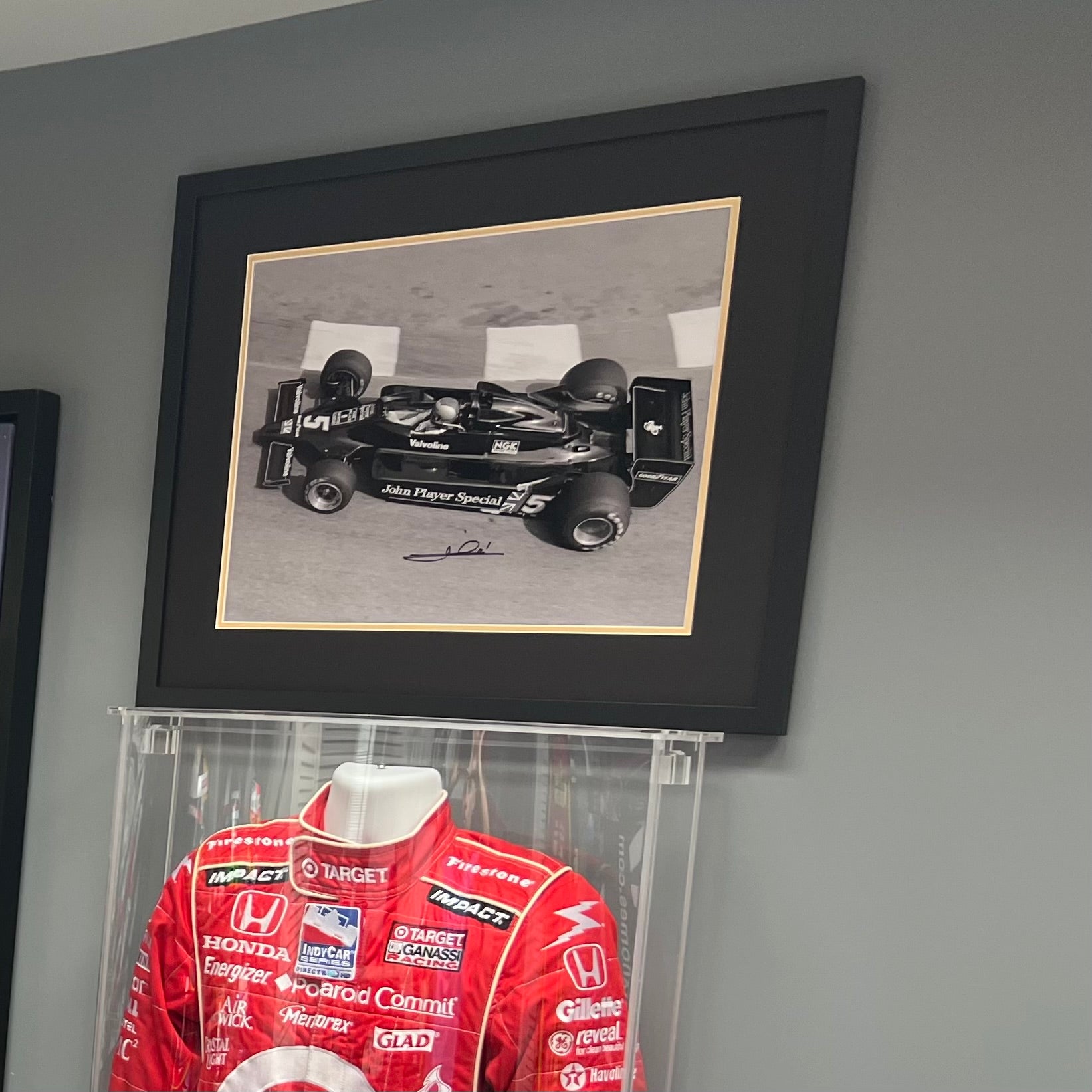 1978 Mario Andretti Signed Lotus 78 F1 Monaco Grand Prix World Champion 16x20" Limited Edition /25 Framed Photo