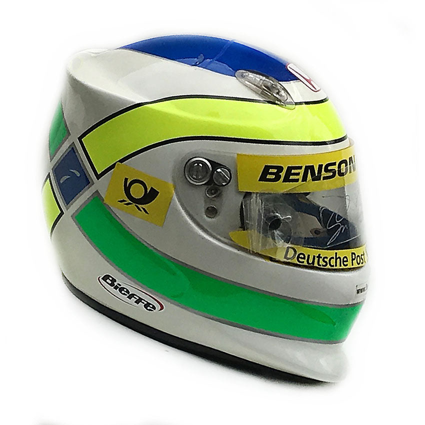 2002 Giancarlo Fisichella Autographed Race Used Jordan F1 Helmet