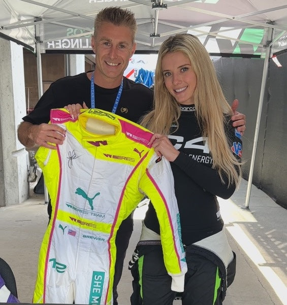 2022 Lindsay Brewer Signed W Series Suit