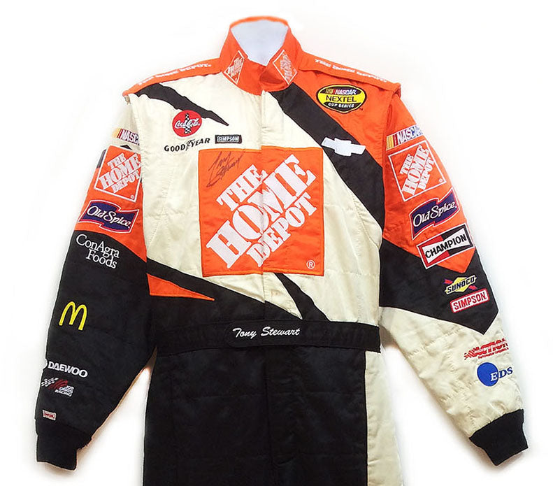 2004 Tony Stewart Signed Race Used Home Depot NASCAR Suit