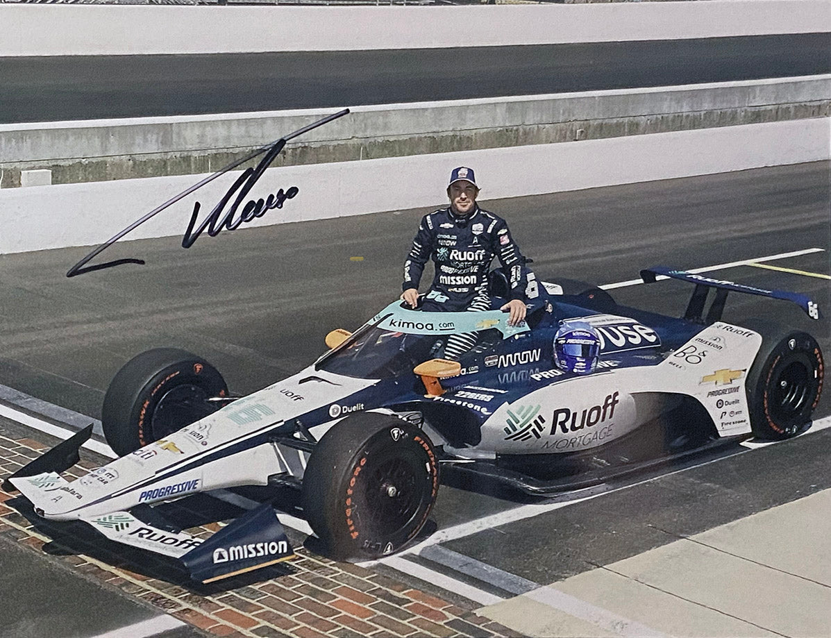 2020 Fernando Alonso Signed Arrow McLaren SP Limited Edition of 66 Indy 500 Photo