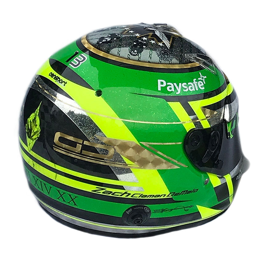 2017/18 Zachary ‘Zach’ Claman DeMelo, Sonoma IndyCar debut helmet