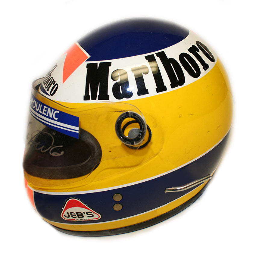 1987 Michele Alboreto, race used Ferrari helmet